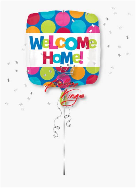 Welcome Home Dots - Free Printable Welcome Home Sign, HD Png Download ...