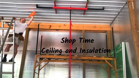 Pole Barn Ceiling Insulation Installation | Shelly Lighting