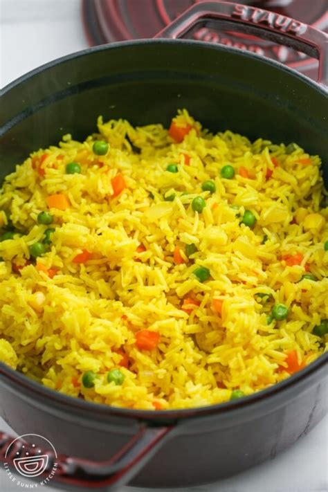 Easy Vegetable Rice Recipe - Little Sinny Kitchen