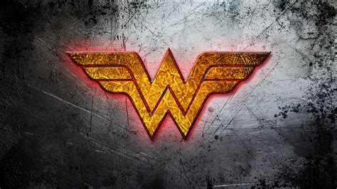 Wonder Woman golden logo wallpaper - Comic wallpapers - #50697