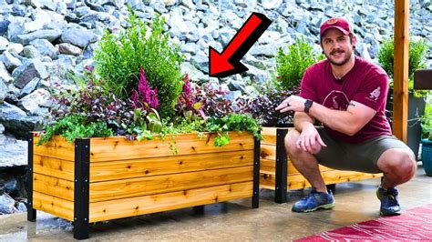 How to Build a DIY Modern Raised Planter Box