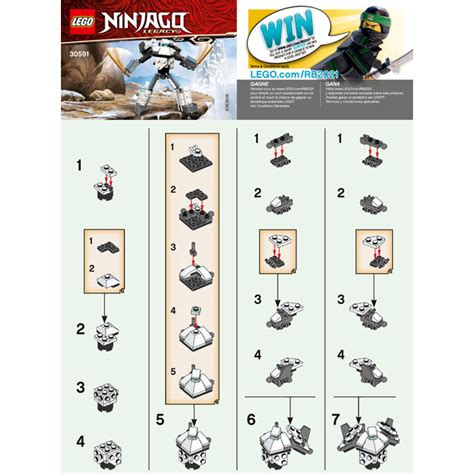 LEGO Titanium Mini Mech Set 30591 Instructions | Brick Owl - LEGO ...