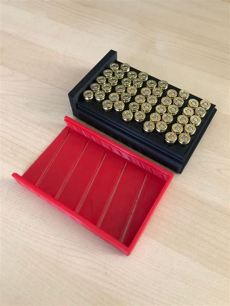 9mm Ammo Box 50 Round Storage Loading Tray 3D Printed | Etsy