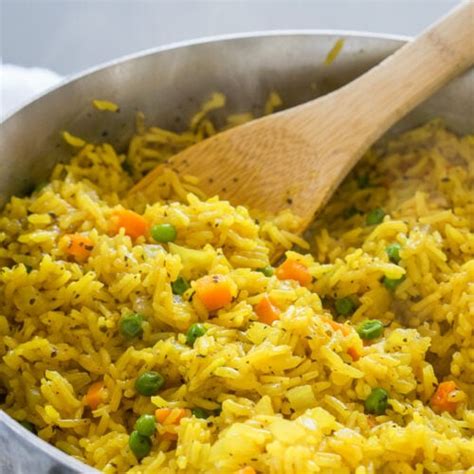 Easy Vegetable Rice Pilaf - I Wash You Dry