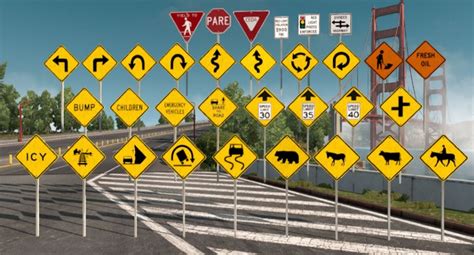 Traffic-Signs-Pack – brand new traffic signs for ATS Mod - ATS Mod ...