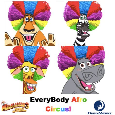 Madagascar 3 - EveryBody Afro Circus! by ALEXLOVER366 on DeviantArt