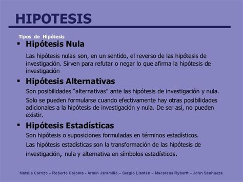 HIPOTESIS