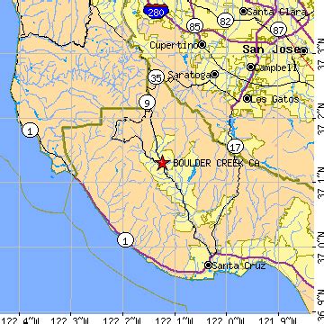 Boulder Creek, California (CA) ~ population data, races, housing & economy