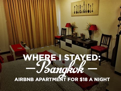 AirBnB studio apartment in Bangkok for $18 a night