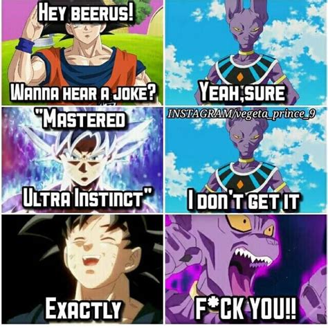 Goku Ultra Instinct Meme Dragon Ball Super Dbz Memes Anime Memes Images