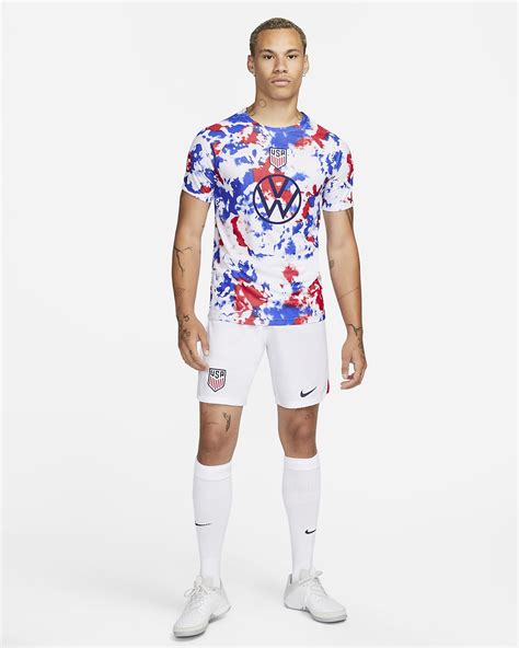 United States 2022 Nike Pre-Match Football Top - Football Shirt Culture ...