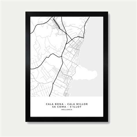 Cala Bona Map Print – Veranito