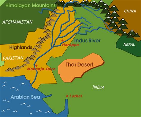 Indus River Valley Civilization Maps