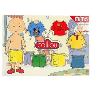 Amazon.com: Caillou Dress-Up Wood Puzzle: Toys & Games