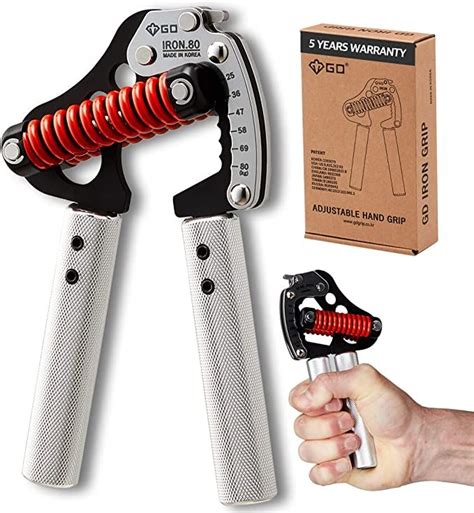 GD IRON GRIP Hand Grip Strengthener (Adjustable hand grips for strength ...