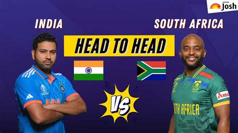 India vs South Africa Head to Head Match Records in ODI, T20 and Test ...