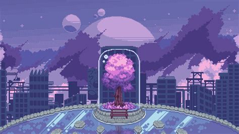 🔥 [20+] Purple Pixel Art Wallpapers | WallpaperSafari