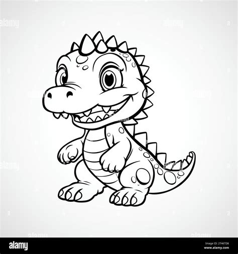 Dinosaur Clip Art Black And White