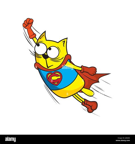 Super cat Stock Vector Art & Illustration, Vector Image: 139658988 - Alamy