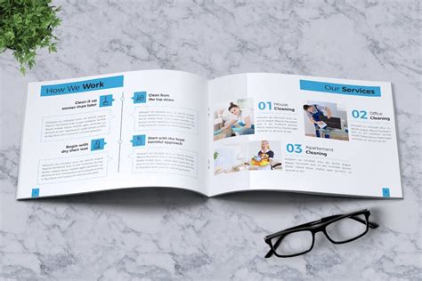 Cleaning Service Company Brochure A5 - Design Template Place