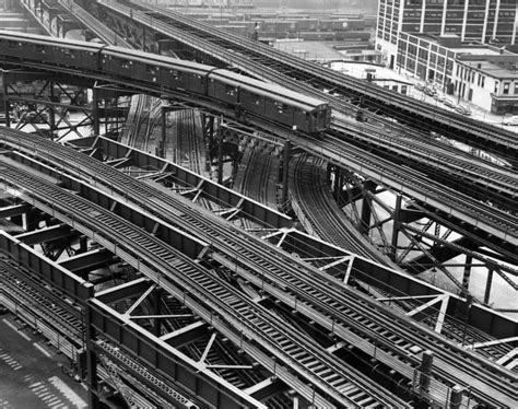 New York Subway Train Tracks And Signals Outside Queens Plaza Station ...