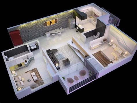 Top Layout Low Cost Simple 2 Bedroom House Plans 3D Wonderful – New ...