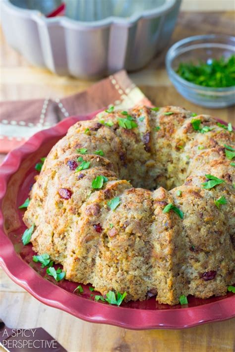 Stuffing in a Bundt Pan recipe | Chefthisup