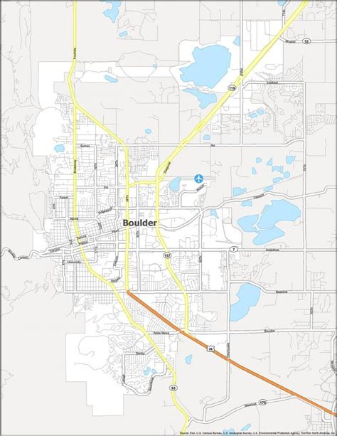 Boulder Colorado Map - GIS Geography