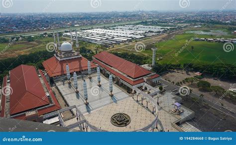 Masjid Agung Jawa Tengah, Great Mosque on Central Java Stock Photo ...