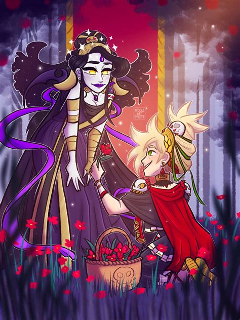 Gardening With Nyx and Persephone Hades Print - Etsy