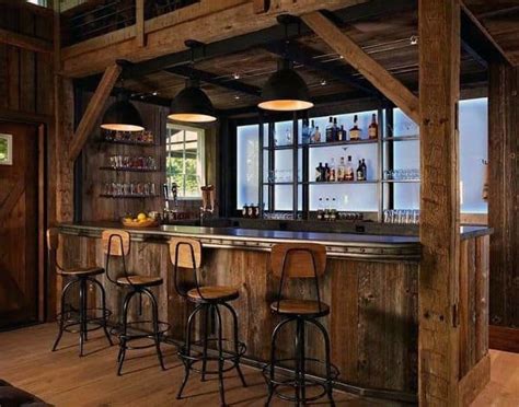 Top 70 Best Rustic Bar Ideas - Vintage Home Interior Designs