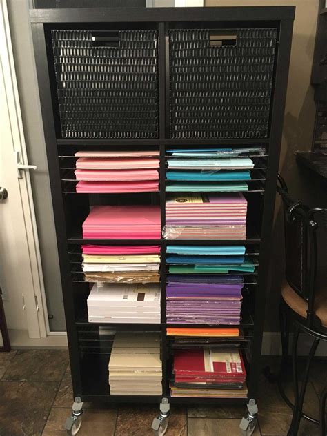 12x12 Paper Storage - DIY Vertical Organizer for Scrapbook Paper ...