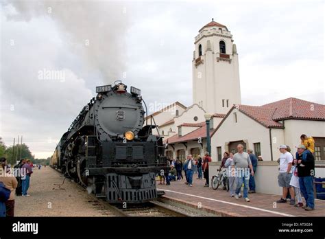 Historic steam locomotive Challenger visits Boise, Idaho Stock Photo ...