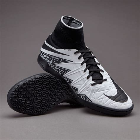 Nike HypervenomX Proximo IC - Mens Soccer Cleats - Indoor - White/Black ...