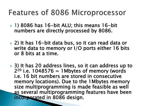 PPT - Intel 8086 Architecture & Programming PowerPoint Presentation ...