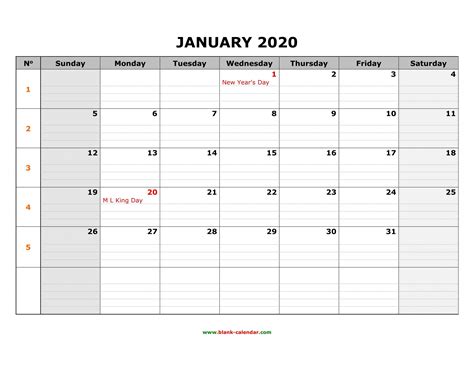 Free Printable Extra Large Calendars | Calendar Template 2023