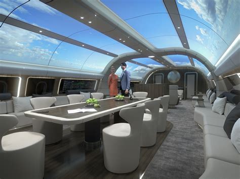 Tour The Stunning Airplane Cabin Designs Of Future Architectural Digest