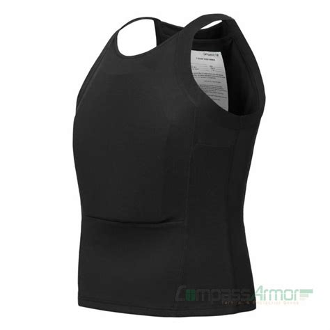 Ultra Thin T shirt Vest Body Armor Concealed Ballistic Kevlar Lvl IIIA ...