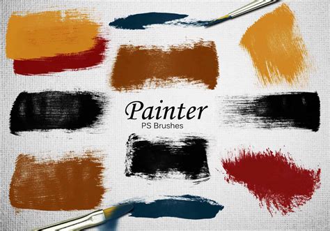 Oil Painting Brushes Photoshop Free Download - Draw-humdinger