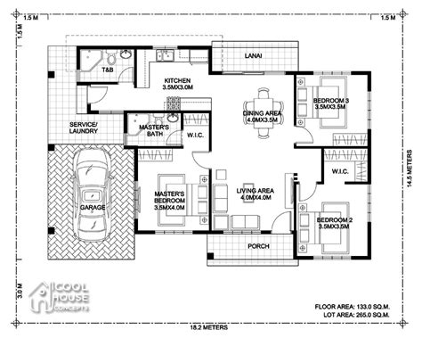 Bungalow House Plans 3 Bedrooms