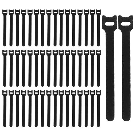 50pcs Reusable Zip Ties Releasable Zip Tie Heavy Duty Ending Removable ...