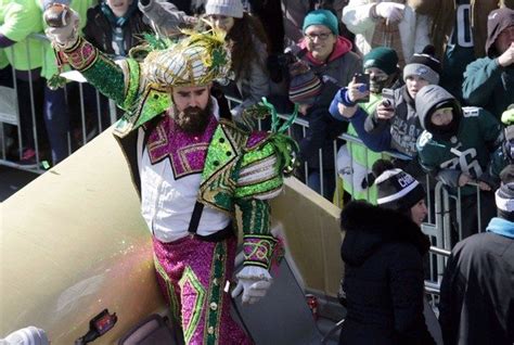 Jason Kelce Dressed Like a Mummer for the Eagles Parade - Mr Mummer ...