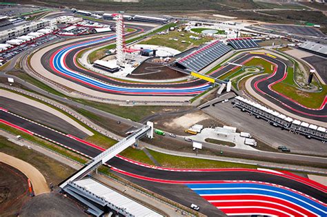 Astonishing Aerial Photographs of Austin's Formula 1 Race Track ...