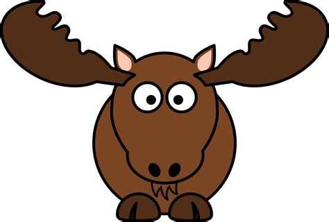 Clipart - Cartoon Moose