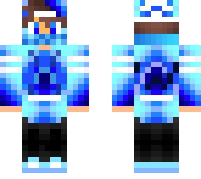 Cool Blue Boy | Minecraft Skin