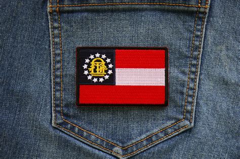 Georgia State Flag Patch by Ivamis Patches