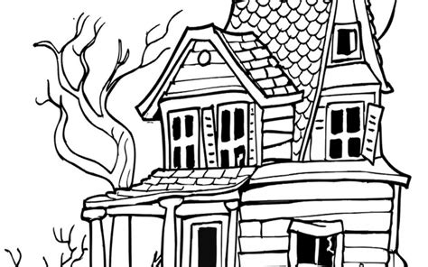 Haunted House Drawing For Halloween | Free download on ClipArtMag