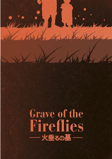 Grave of the Fireflies movie poster on Behance