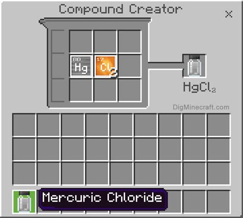 How to make Mercuric Chloride (Compound) in Minecraft