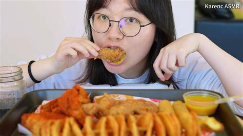 Fried Chicken Eating ASMR - YouTube